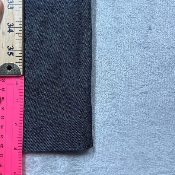 Sandro Sportswear Cotton Blend Stretch Jeans Wide Bootcut Leg Black Jeans Size 6 - Picture 8 of 14